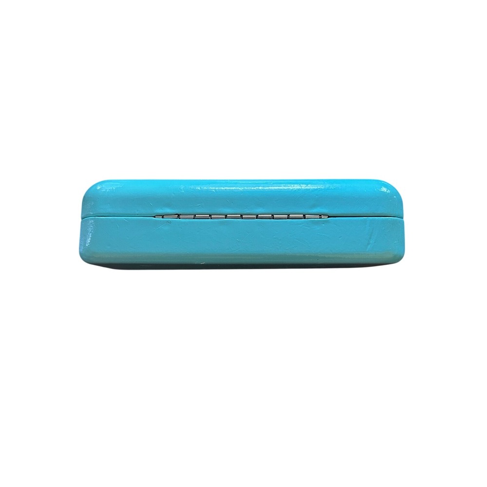 Tiffany & Co Eyeglass Case Only Hard Shell OS Tiffany Blue Good Luxury Classic - Picture 2 of 4